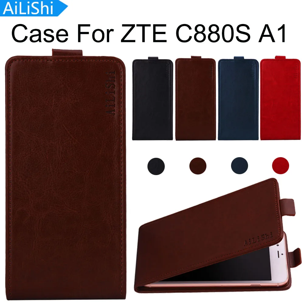 

AiLiShi Hot!!! In Stock For ZTE C880S A1 Case Up And Down Flip PU Leather Case Exclusive 100% Special Phone Cover Skin+Tracking