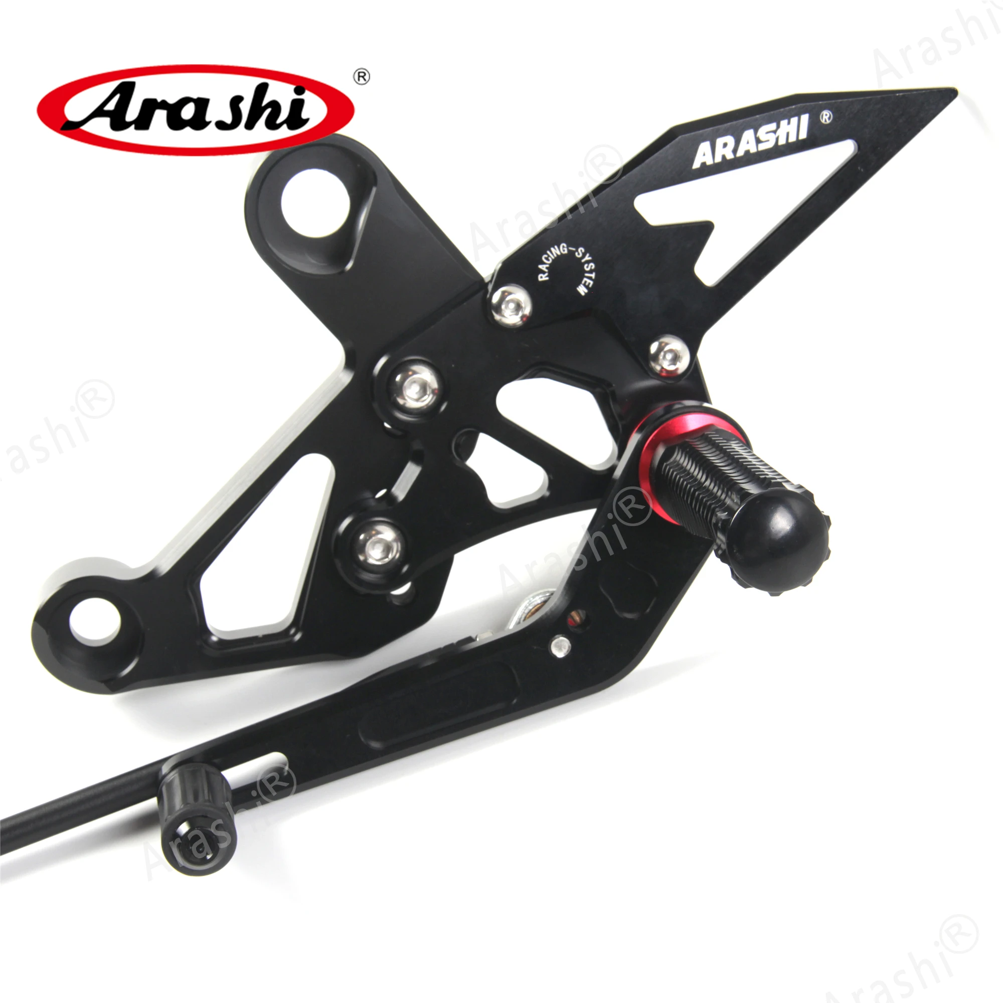 Arashi FZ09 2014 2021 CNC регулируемая подножка задняя часть для YAMAHA FZ 09 MT09 MT 2015 2016 2017 2018 2019
