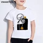 Детская летняя футболка для девочек и мальчиков, Детская футболка с принтом 