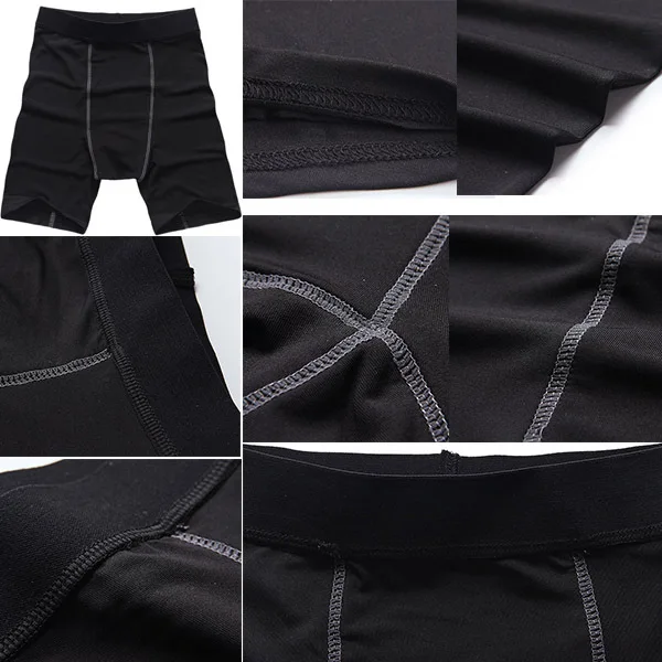 

S-XXL Men's Quick Dry Pant Tight Compression Short Pants