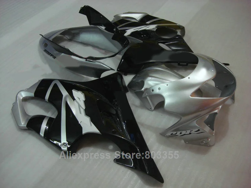 Серебряные Обтекатели Для HONDACBR 600 F4 1999 2000 (100% fit ) cbr комплект обтекателей 99 00 xl09|fairing