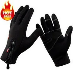 SJ014 Black Windstopper Soft &amp Warm Simulated Leather Windproof Waterproof Outdoor sports Gloves four sizes free shipping | Аксессуары