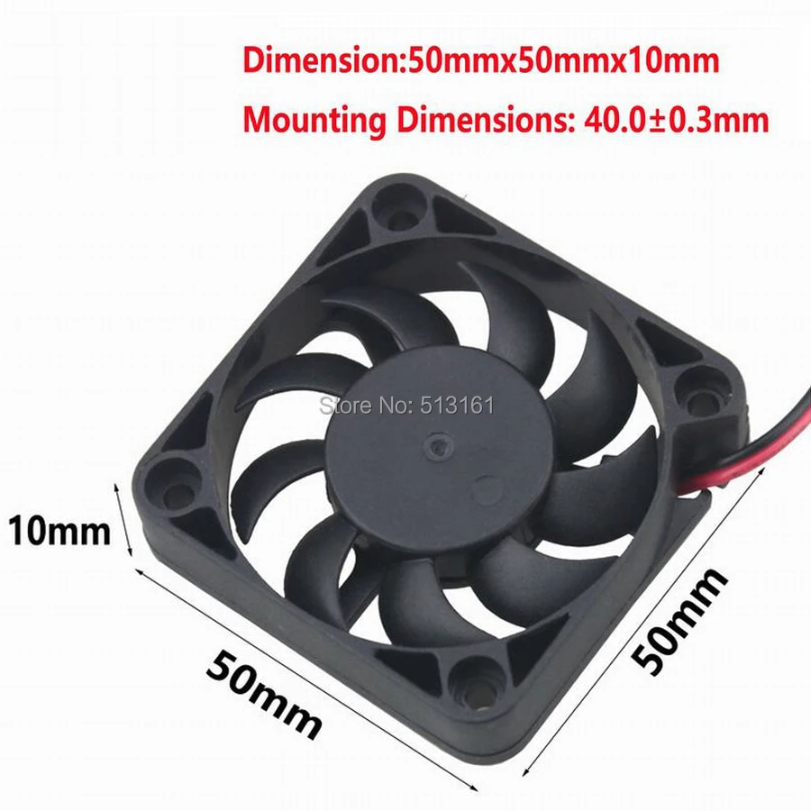 20 шт./лот Gdstime 5010S 5V 9 лезвий 50 мм 5 см бесщеточный вентилятор X 10 | Компьютеры и офис