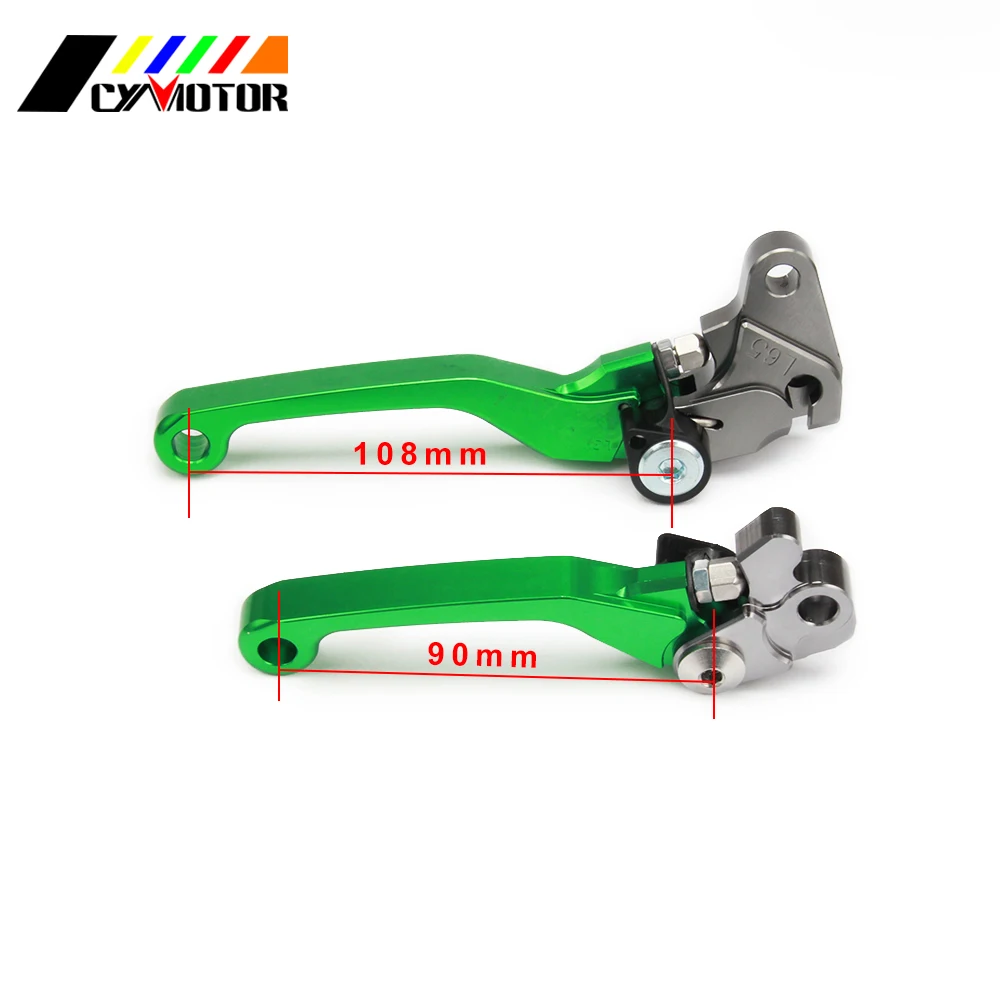 Рычаги поворотного тормоза и сцепления для мотоциклов KAWASAKI KLX450R KLX 450R 450 R 2008 2009 08