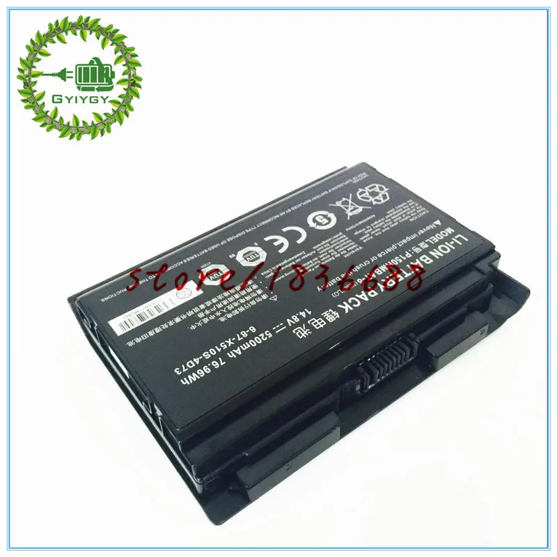 Аккумулятор GYIYGY 14 8 в 5200 мАч Вт ч для CLEVO 6 87 x510s 4j72 Np8150 Np8130 P150hm P151hm|14.8v 5200mah|battery clevoclevo