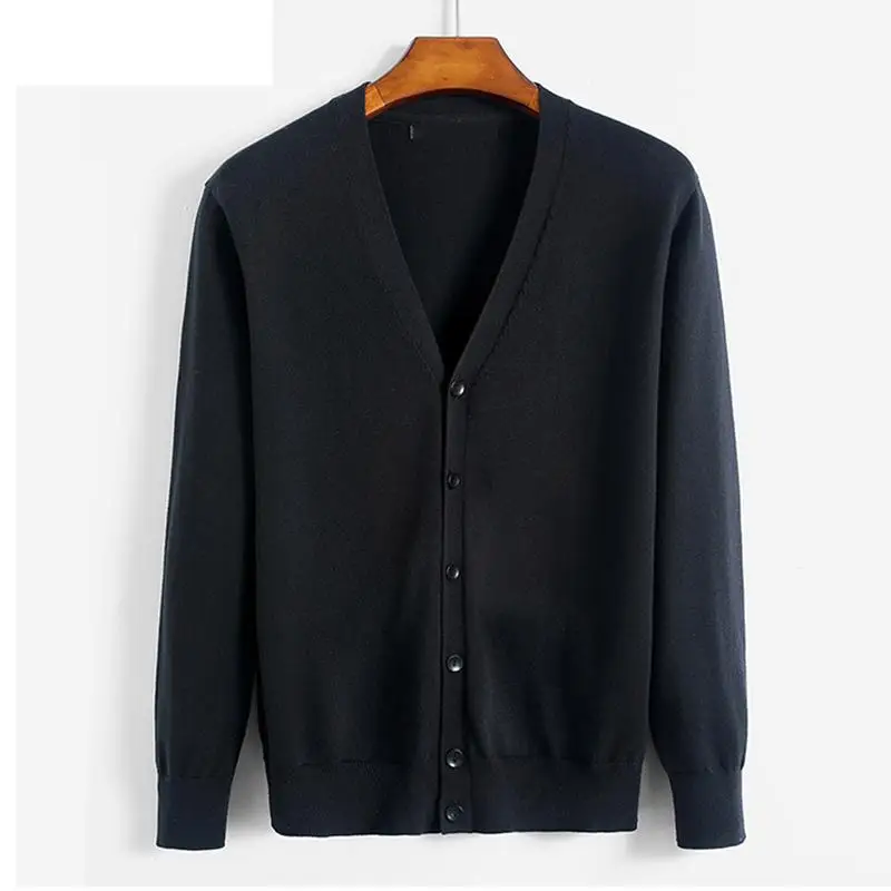 

Новое поступление, весенний вязаный свитер, мужской кардиган, пальто, повседневный свободный, однобортный, для компьютера, размера плюс, ...