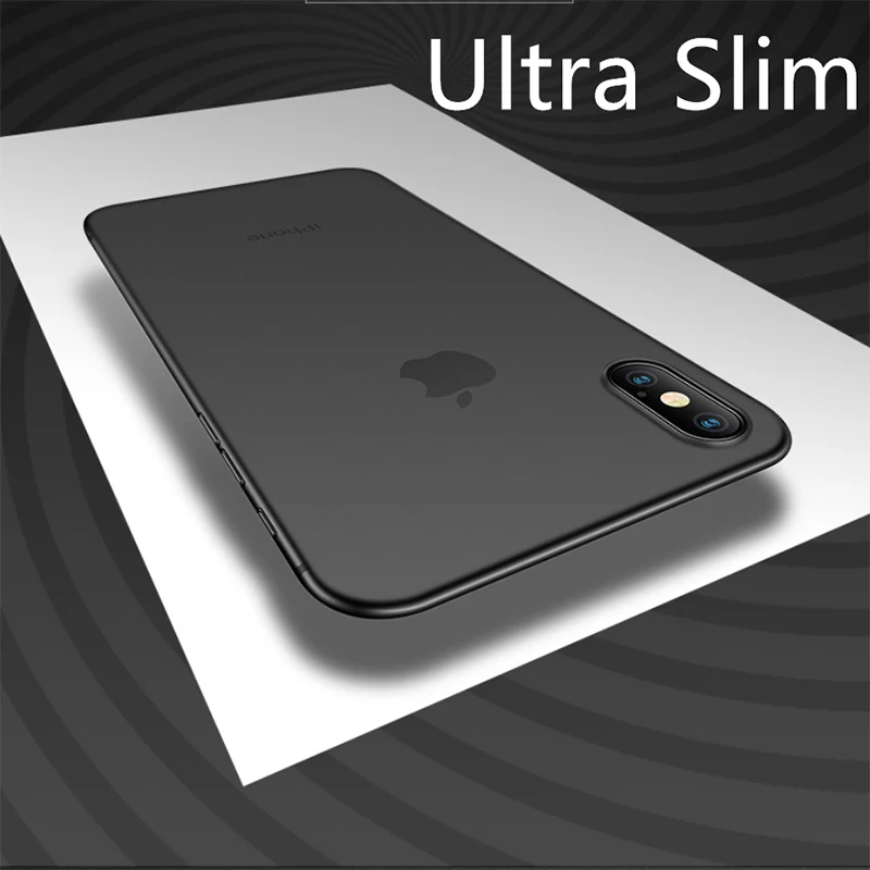 0 03 супер плотный чехол для iphone xr Capinhas Ультратонкий Мягкий полипропилен силикон X 7