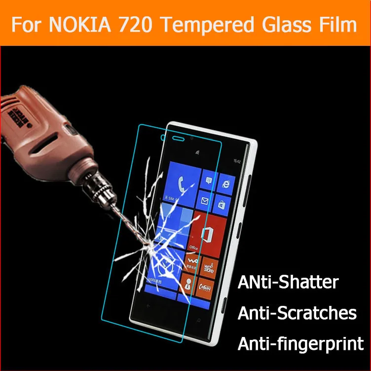 0 33 мм 2.5D 9H Противоударная пленка из закаленного стекла для Microsoft nokia lumia 720 4.3&quot