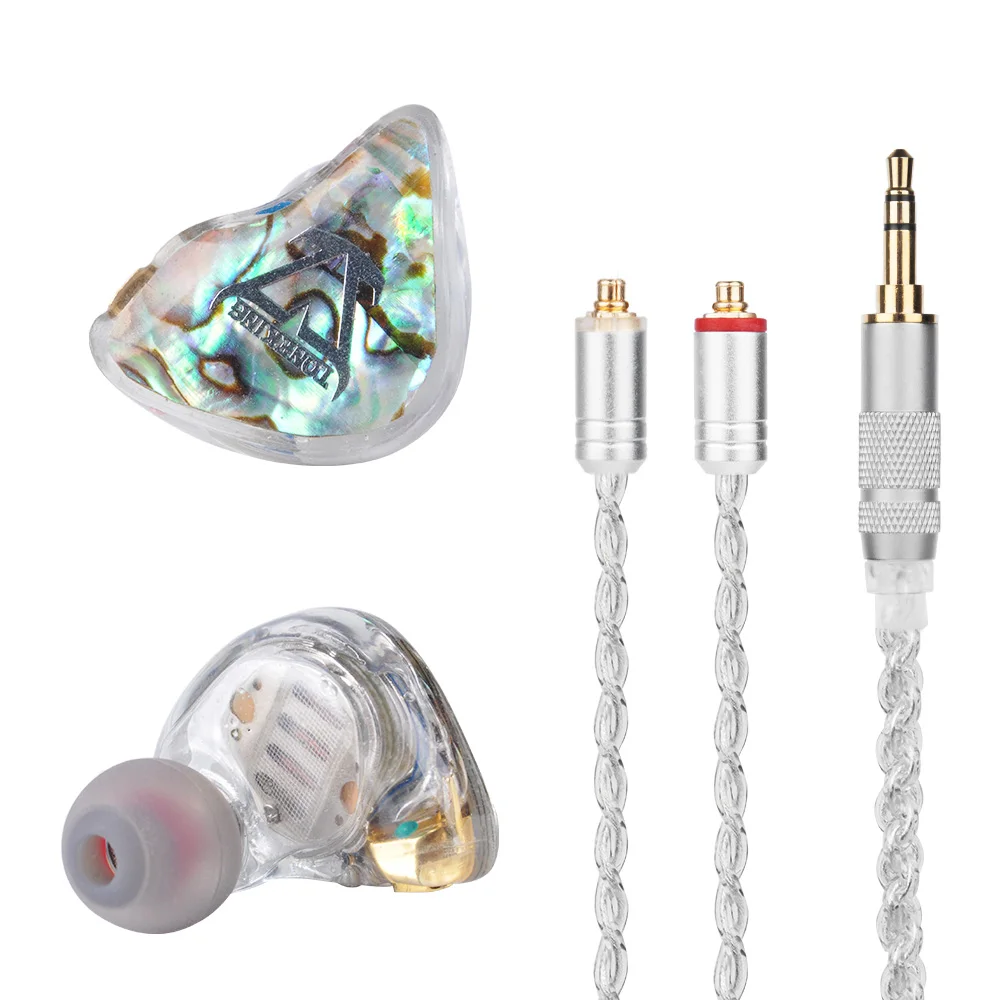 AK Новинка 2018 TONEKING BL1 14 мм плоский мембранный драйвер в наушниках с разъемом MMCX 4