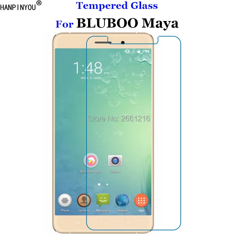 Закаленное стекло 9H 2.5D для BLUBOO Maya Премиум Защитная пленка экрана 5 дюйма|screen protector