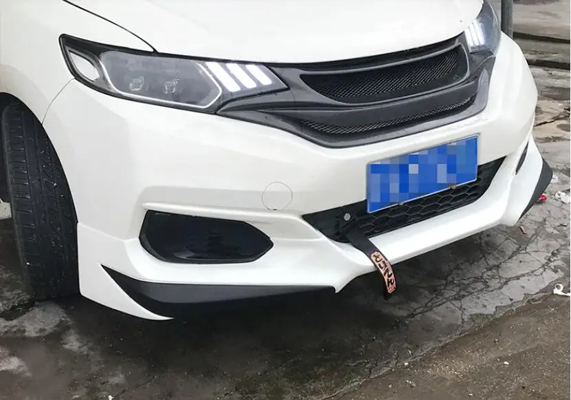 Крышка диффузора спойлера переднего и заднего бампера из АБС пластика боковые