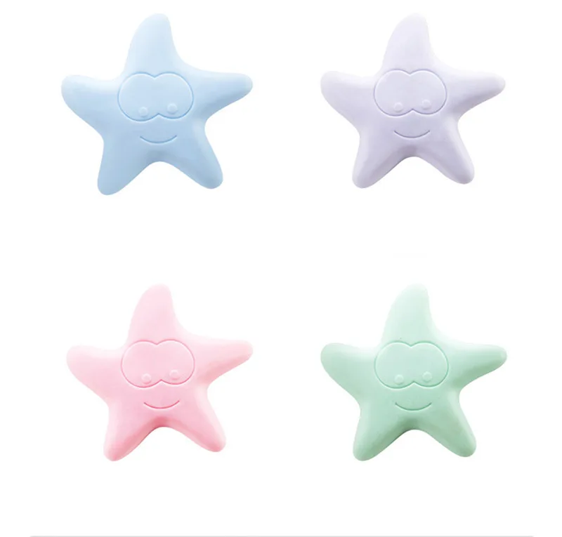 1 шт. милая Морская звезда силиконовая настенная панель Противоударная накладка