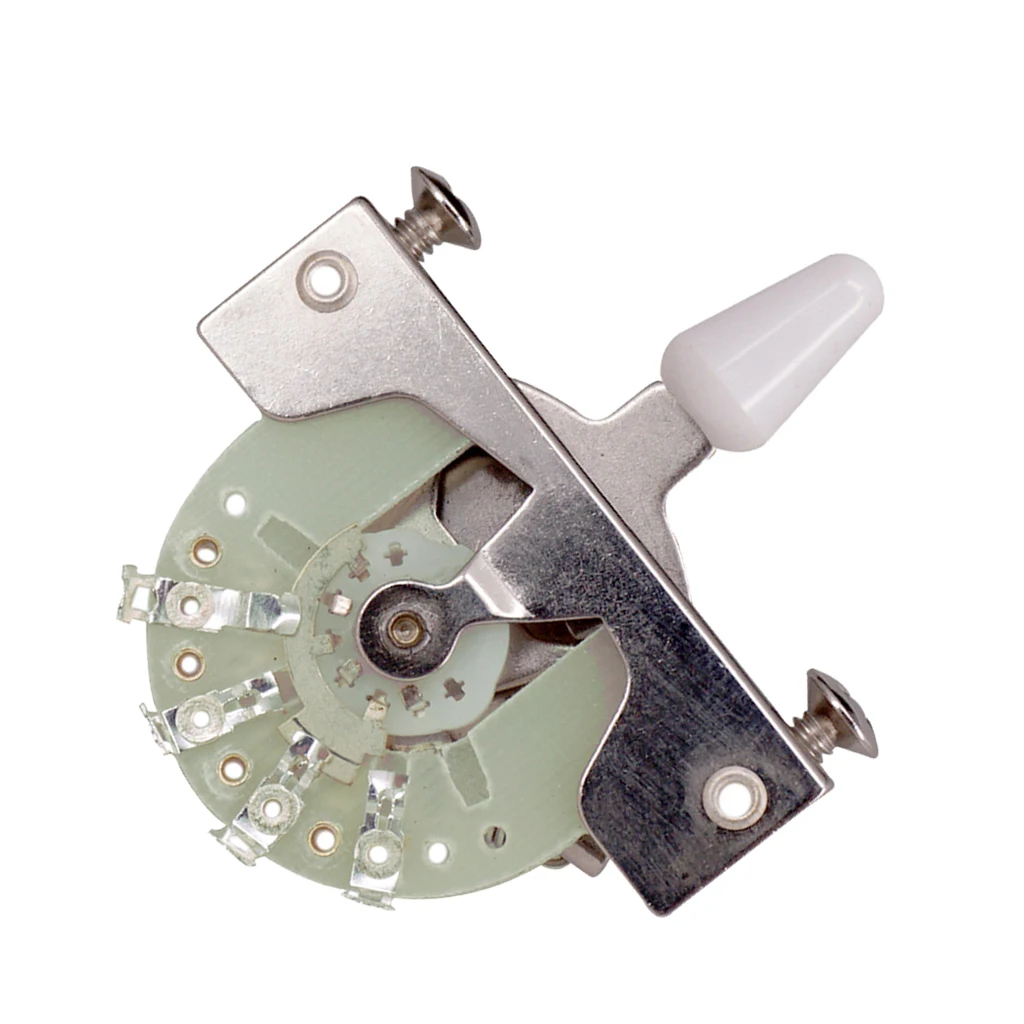 Высококачественный 3 позиционный переключатель тона с белой ручкой для