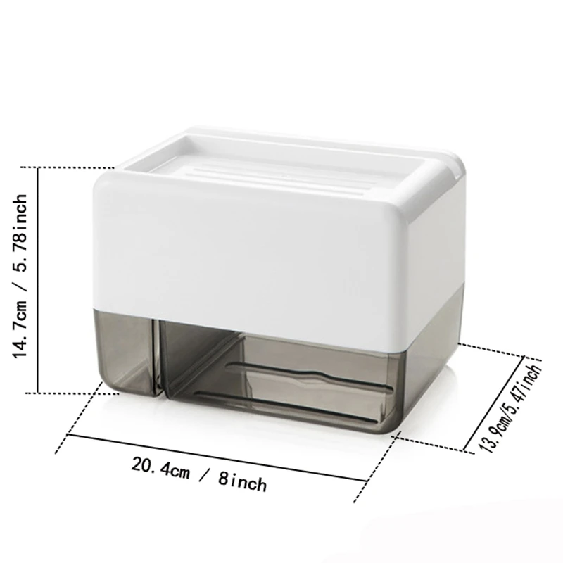 Настенный водонепроницаемый ящик для хранения ванной комнаты бумажная коробка