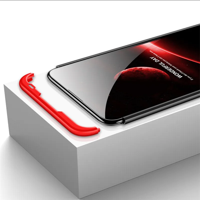 Vivo U1 чехол для телефона защита всего тела 3 в 1 жесткий корпус ПК 360 Полный