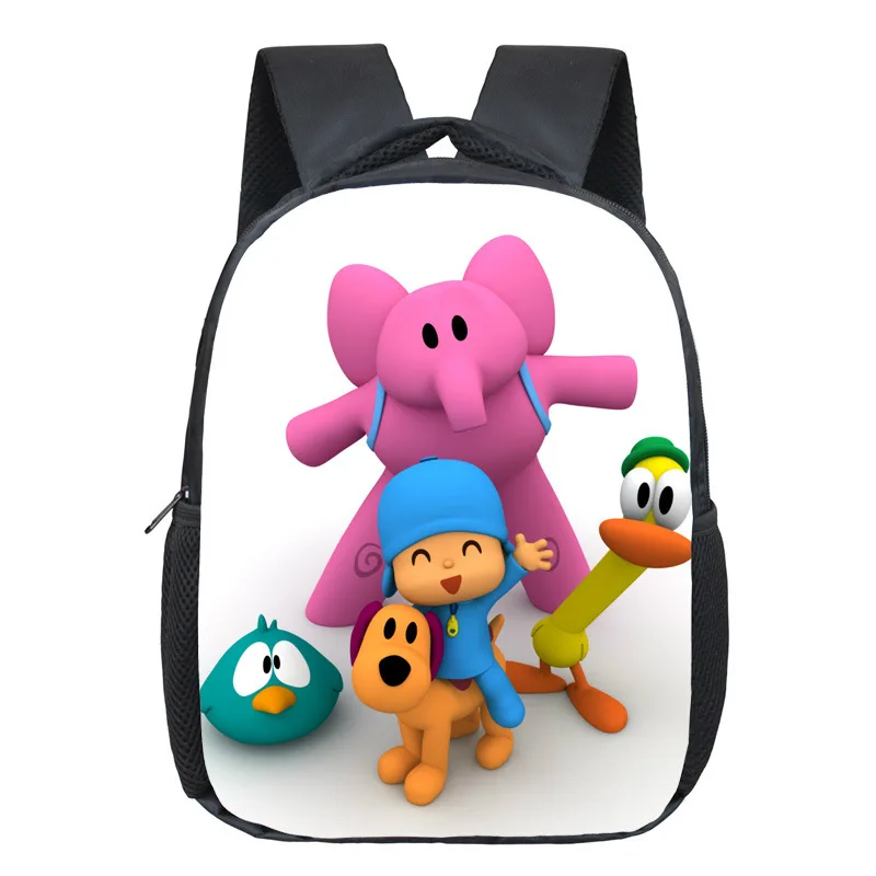 POCOYO Элли Пато Loula рюкзак милые мальчики девочки Ежедневные Рюкзаки Дети мешок