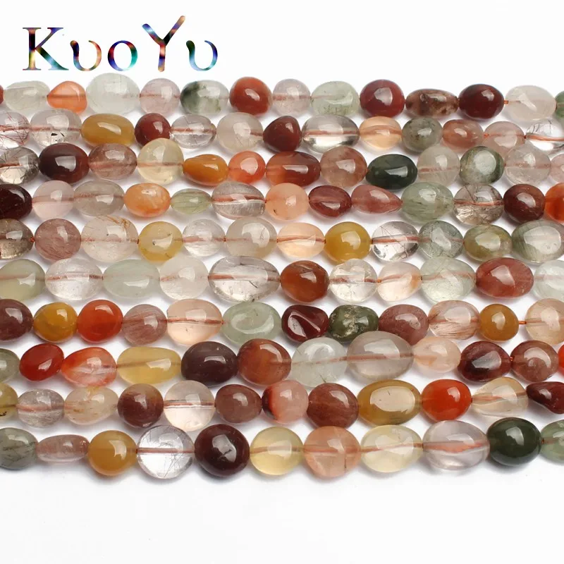 8 10 мм естественный неправильной формы подлинного Rutilated кварца свободные