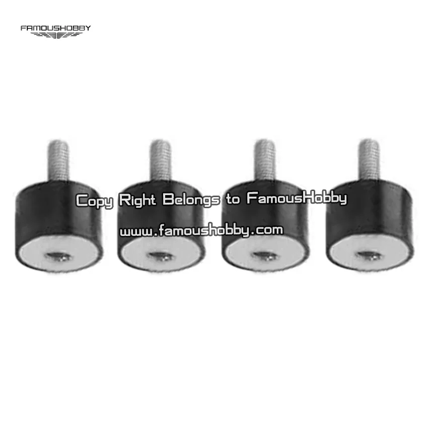 Famoushobby CS067 M4X10 D10 * H10 мужской/женский антивибрационный Резиновый демпфер типа V/D
