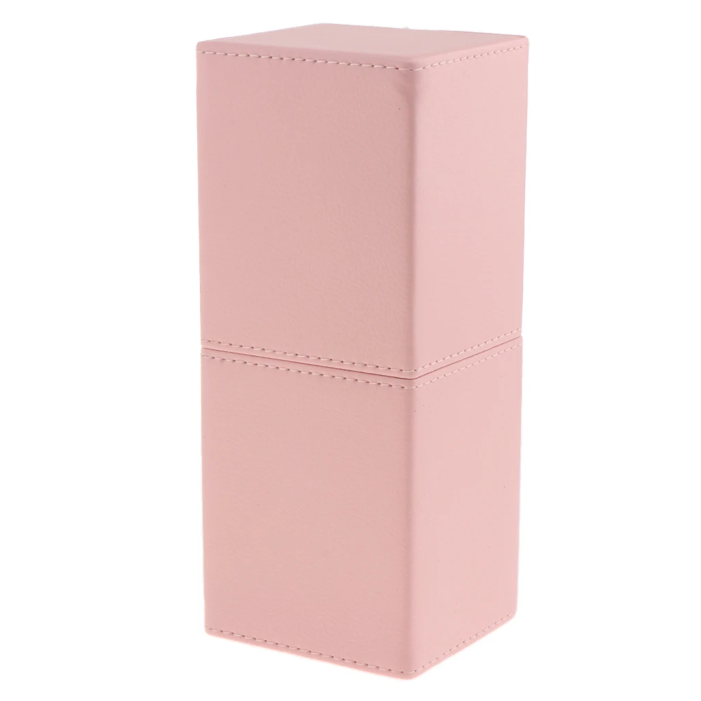 Pink Профессиональный футляр для макияжных кистей, держатель для ручек, пустая коробка для хранения, Органайзер - Цвет: Pink