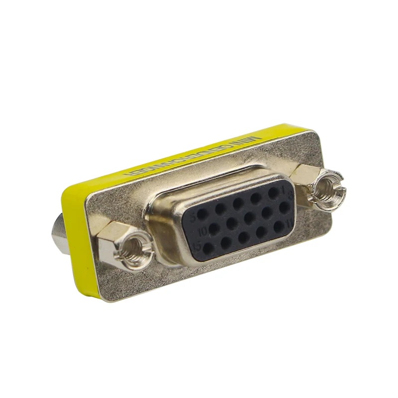 Оптовая продажа Женский VGA HD15 контактный адаптер конвертор для мониторов