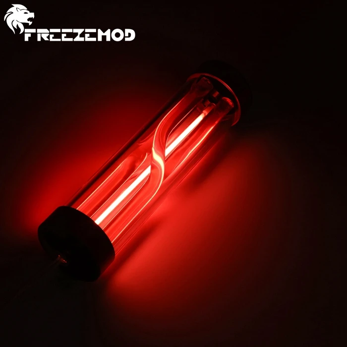 FREEZEMOD VIRUS T цилиндрический резервуар для воды 190 мм компьютерный резервуар для охлаждения воды. YSX-PME19CM