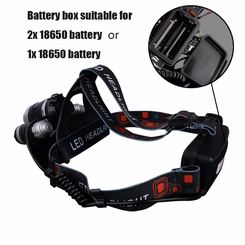 Z30 XM-L T6 3 светодиодный налобный фонарь, налобный фонарь, фонарь для кемпинга, рыбалки, Фонарь+ 2*18650 аккумулятор