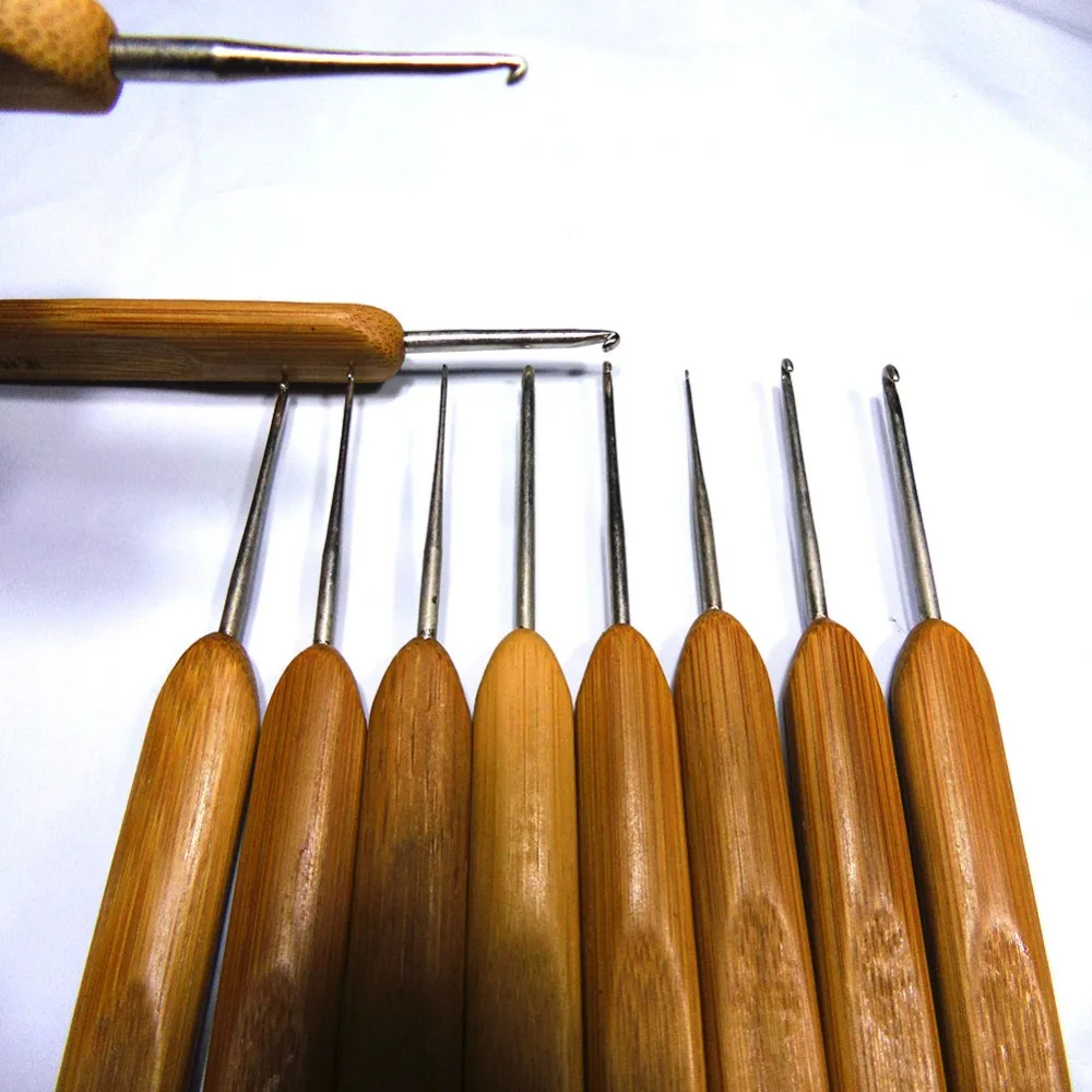 10 Размер/набор металлический крючок для вязания крючком карбонизированный