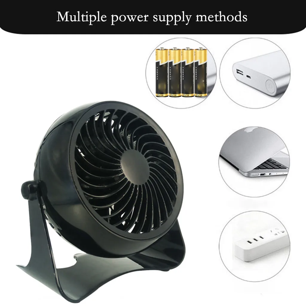 Мини настольный usb-вентилятор небольшой тихий персональный кулер с питанием от USB