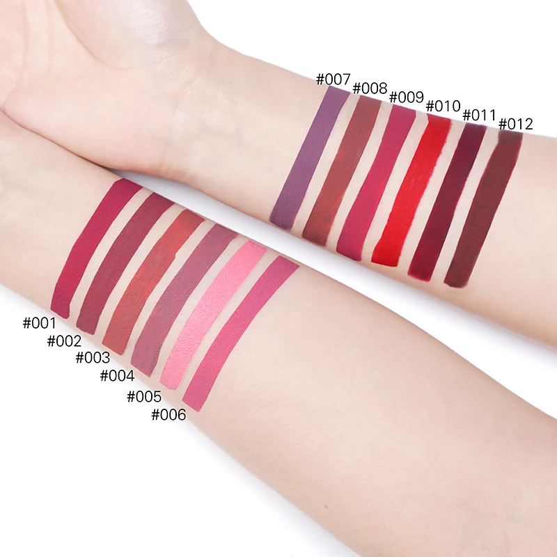 Cocute Make Up стойкий блеск для губ жидкая помада Увлажняющий 12 цветов Makeu матовый блеск для губ высокое качество косметика для губ