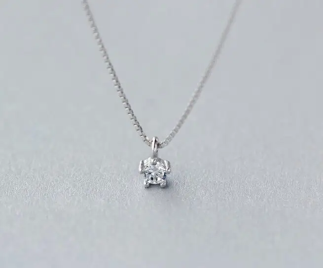 Реальный. Ювелирные изделия из стерлингового серебра 925 пробы круглое ожерелье с