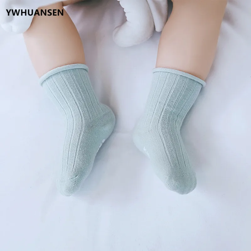 YWHUANSEN/3 пар/лот для детей от 0 до 4 лет весенне-осенние нескользящие носки
