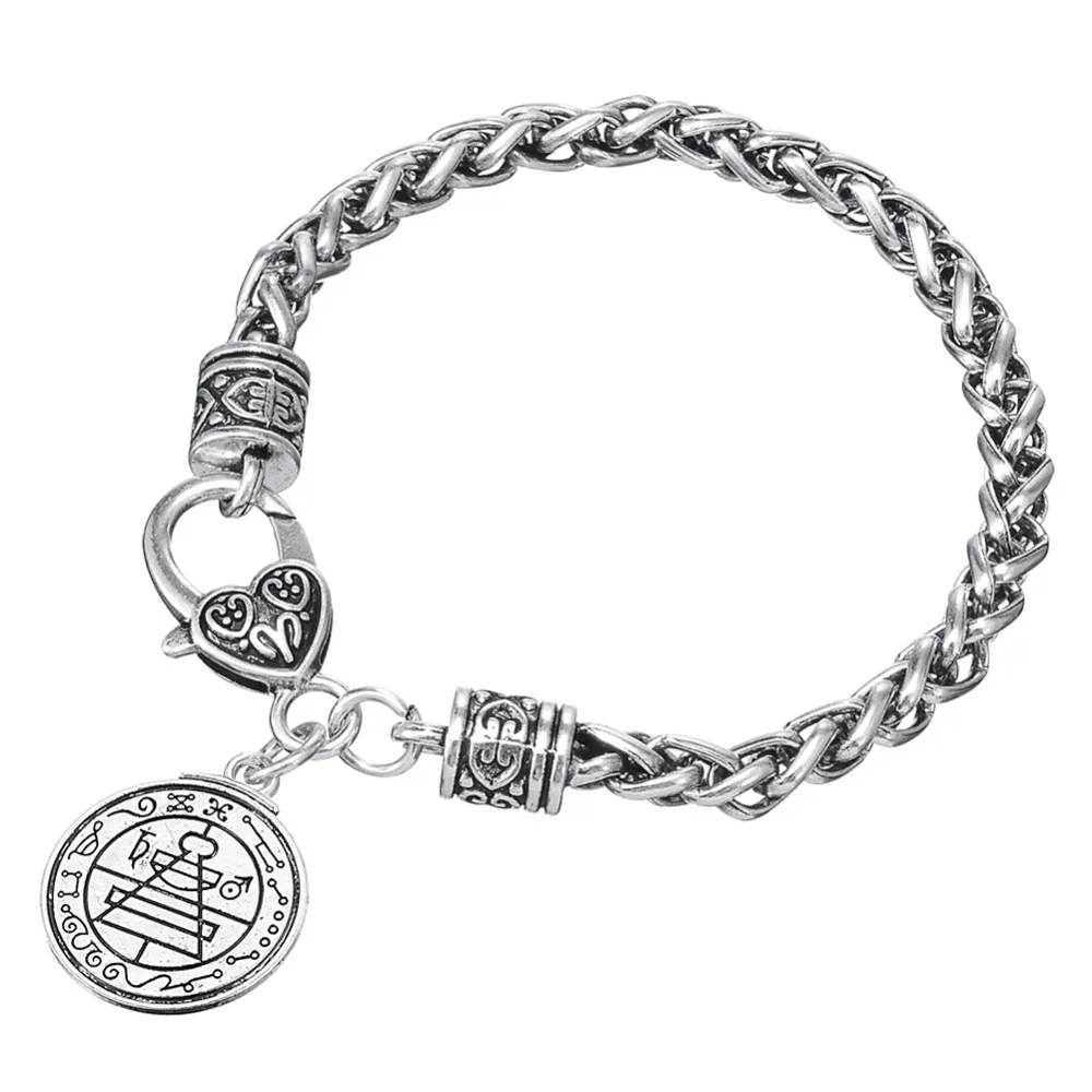 Давапара Летний стиль Wiccan талисман тайная печать Соломона Пентакль ювелирные