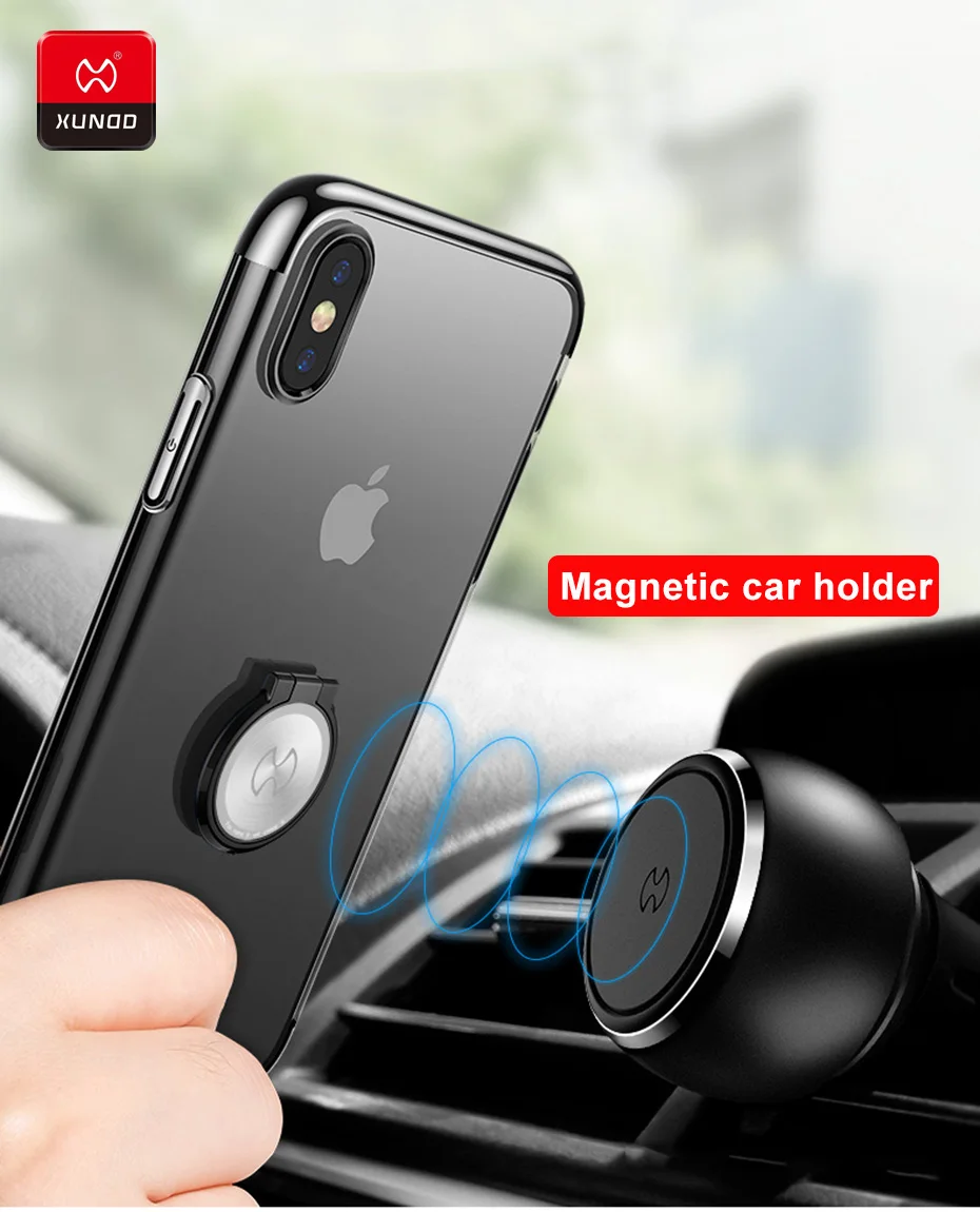 Ультра тонкий роскошный чехол XUNDD для iPhone X Xs Max Xr защитная задняя крышка с