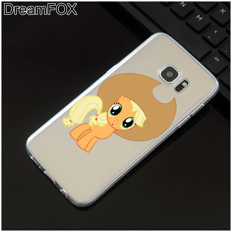 DREAMFOX L043 Радужная лошадь Мягкий ТПУ силиконовый чехол для samsung Galaxy Note S 7 8 9 10 10e 11 11e