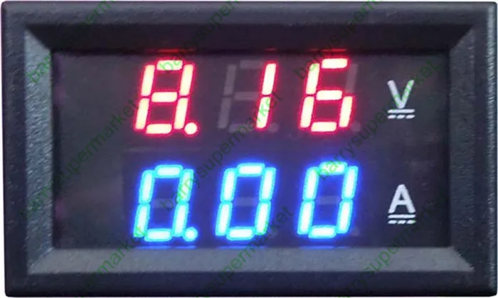 Цифровой Амперметр для автомобиля и мотоцикла вольтметр измеритель тока