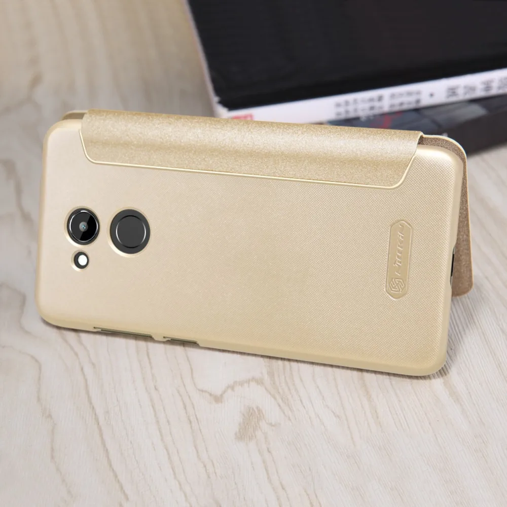 Чехол книжка из искусственной кожи для Huawei Honor 6C Pro 5 2 дюйма серия Nillkin sparkle Pro|case for