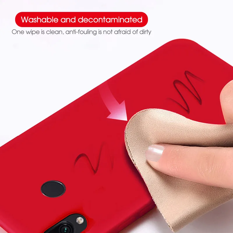 Прекрасный чистый цвет жидкий Силиконовый ТПУ чехол для телефона Xiaomi Mi 9 SE 8 Lite A2 6X