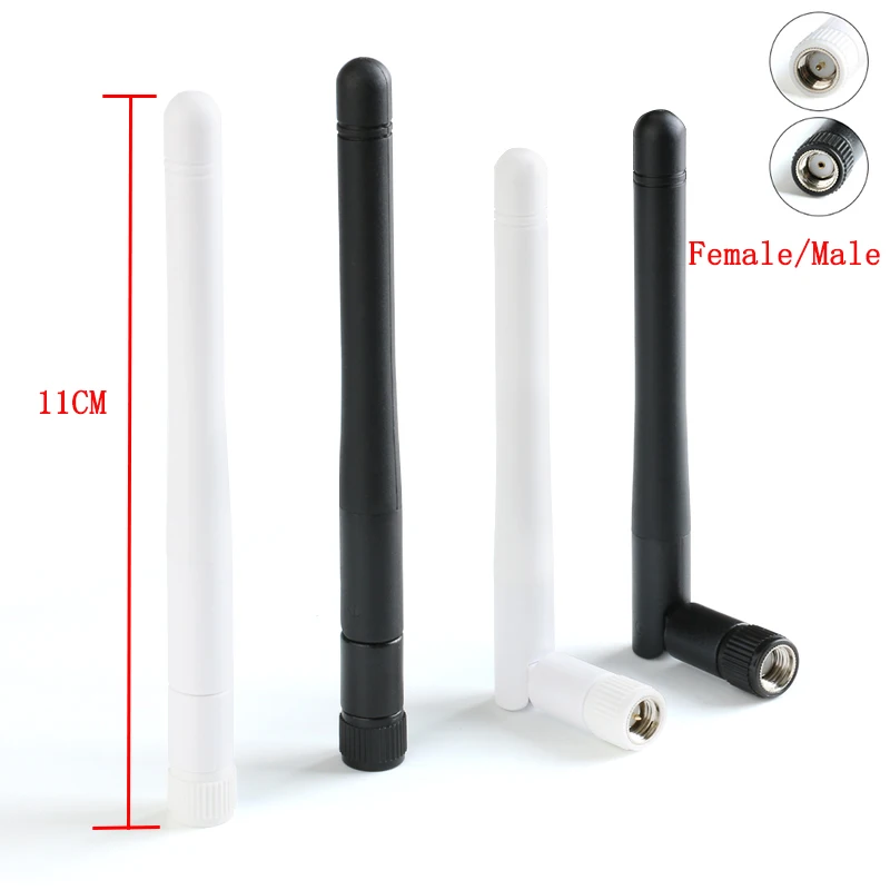 1 шт. 2,4 GHz 3dBi Omni wifi антенна с RP SMA Мужской гнездовой разъем для беспроводного маршрутизатора цена антенна Wi-Fi