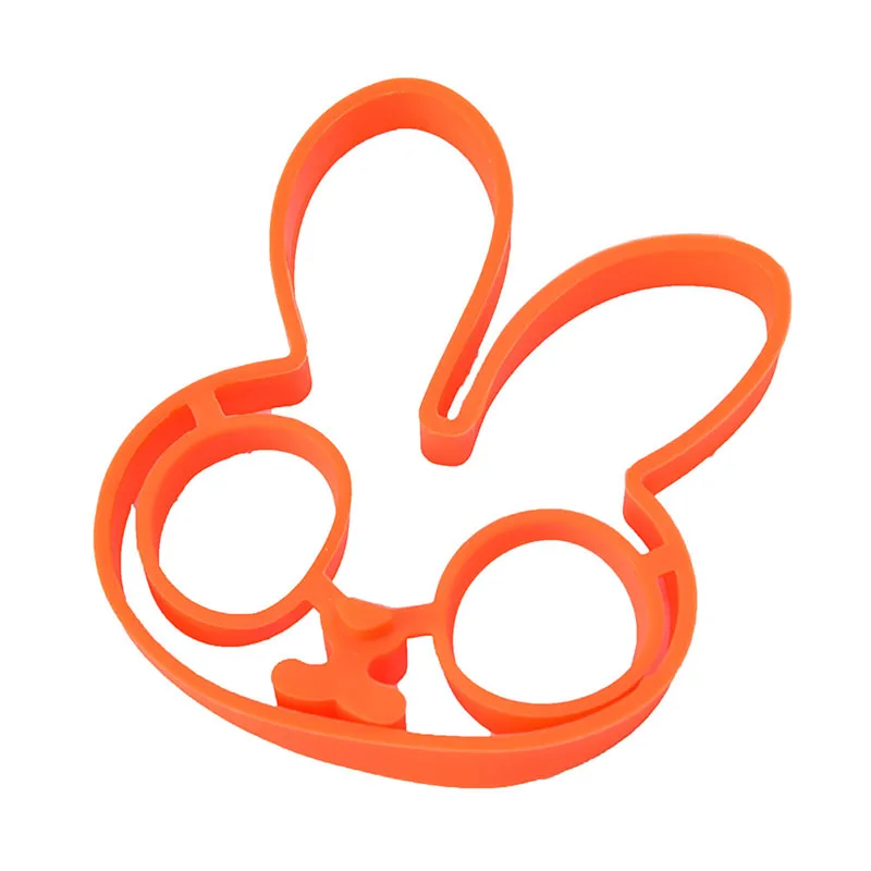 Силиконовые кольца в виде мультяшного кролика формы для завтрака и яйца