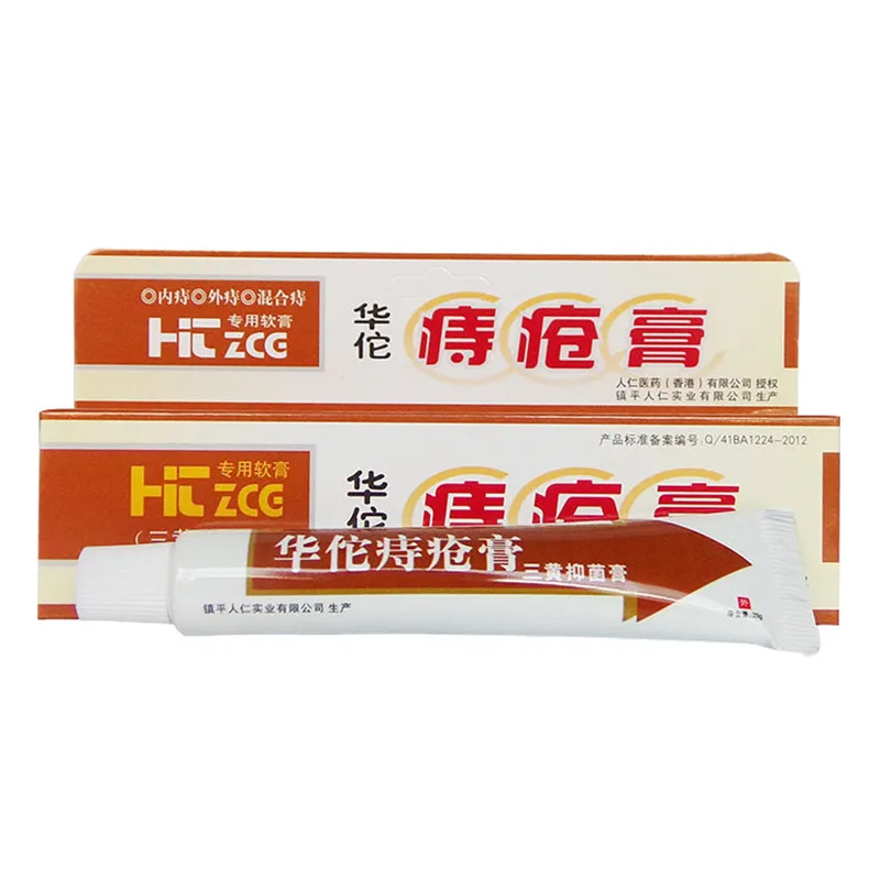 1 шт. крем от геморроя HuaTuo CreamHerbal мощный для внутреннего и внешнего без коробки |