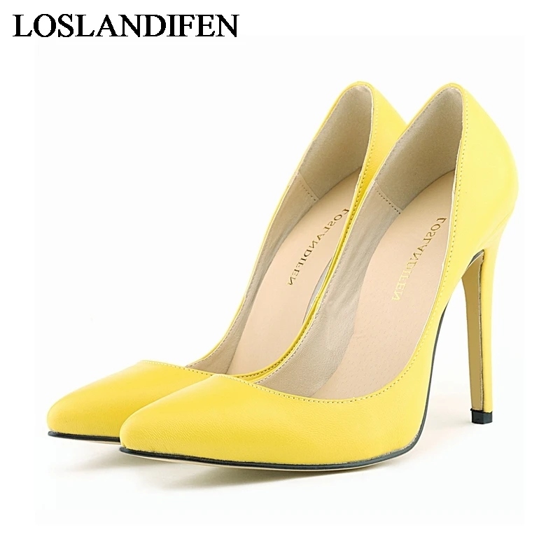 

Women Pumps High Heels 2020 Fashion Pointed Toe Women Shoes Thin Heels Pumps 11cm High Heels Red Shoes Woman NLK-A0094