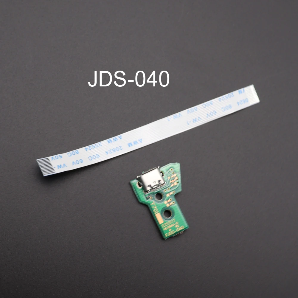 Печатная плата TingDong для контроллера PS4 разъем USB зарядки 12 контактов JDS 011 030 040 055