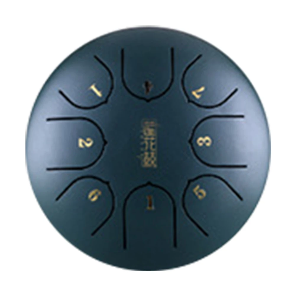 

6 Inch 8 Notes Instrument G Tune Tank Percussion With Mallets Mini Music Education Hand Pan Steel Tongue Drum Gift Professional