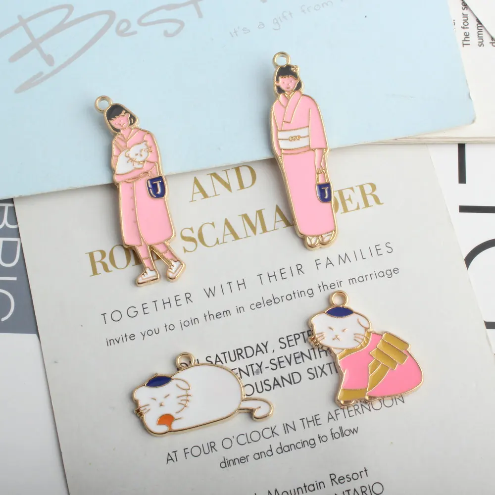 Мини заказ 5 шт. японские капельные ювелирные аксессуары Позолоченные кавайные