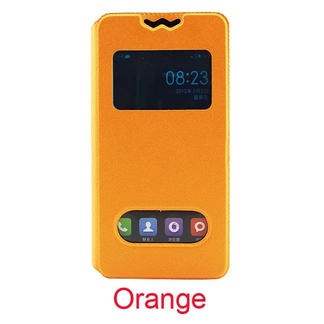 Чехол Fly IQ4406 высококачественный флип-чехол для телефона из искусственной кожи