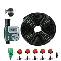 diy micro irrigation drip system plant self automatic water timer garden hose kits with adjustable dripper
