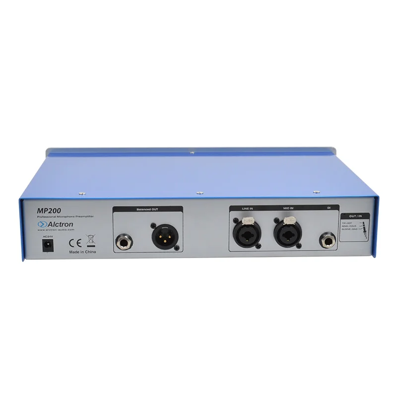 Alctron MP200 Pro микрофон-трубка/инструмент предусилитель, про микрофон/линия предусилитель, предусилитель микрофона с 48В