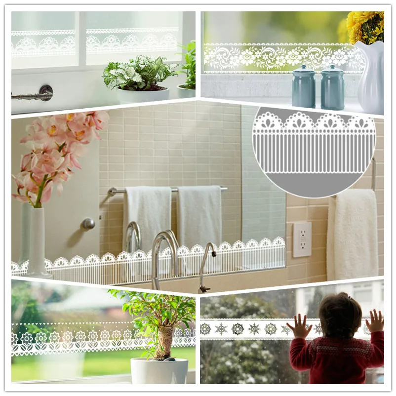 10 м самоклеящиеся обои ПВХ Водонепроницаемый камень границы линия талии ванная