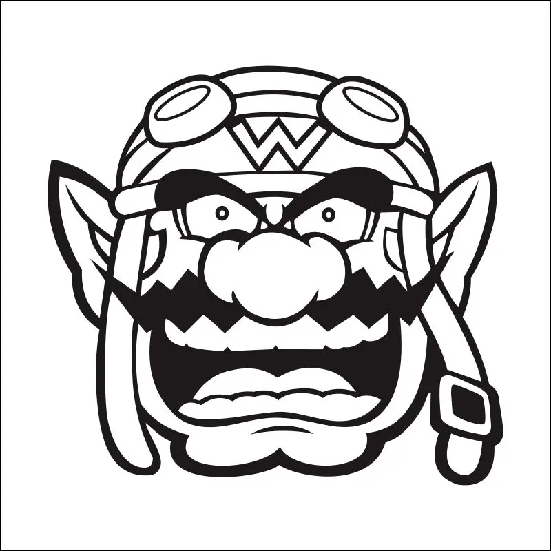 Super Mario y Luigi coche pegatinas de decoracion la habitacion los ninos etiqueta настенные наклейки Parede Декор