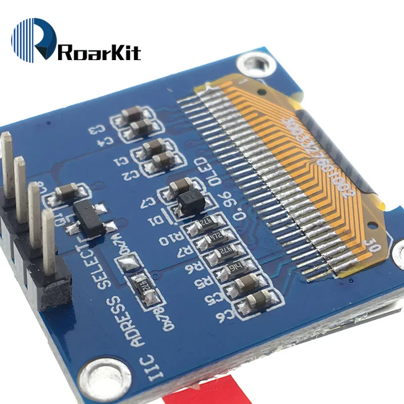4 контактный белый синий цвет 0 96 дюйма 128X64 OLED модуль желтый для Arduino ''IIC I2C